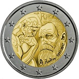 2 euros commemorative 2017 france rodin